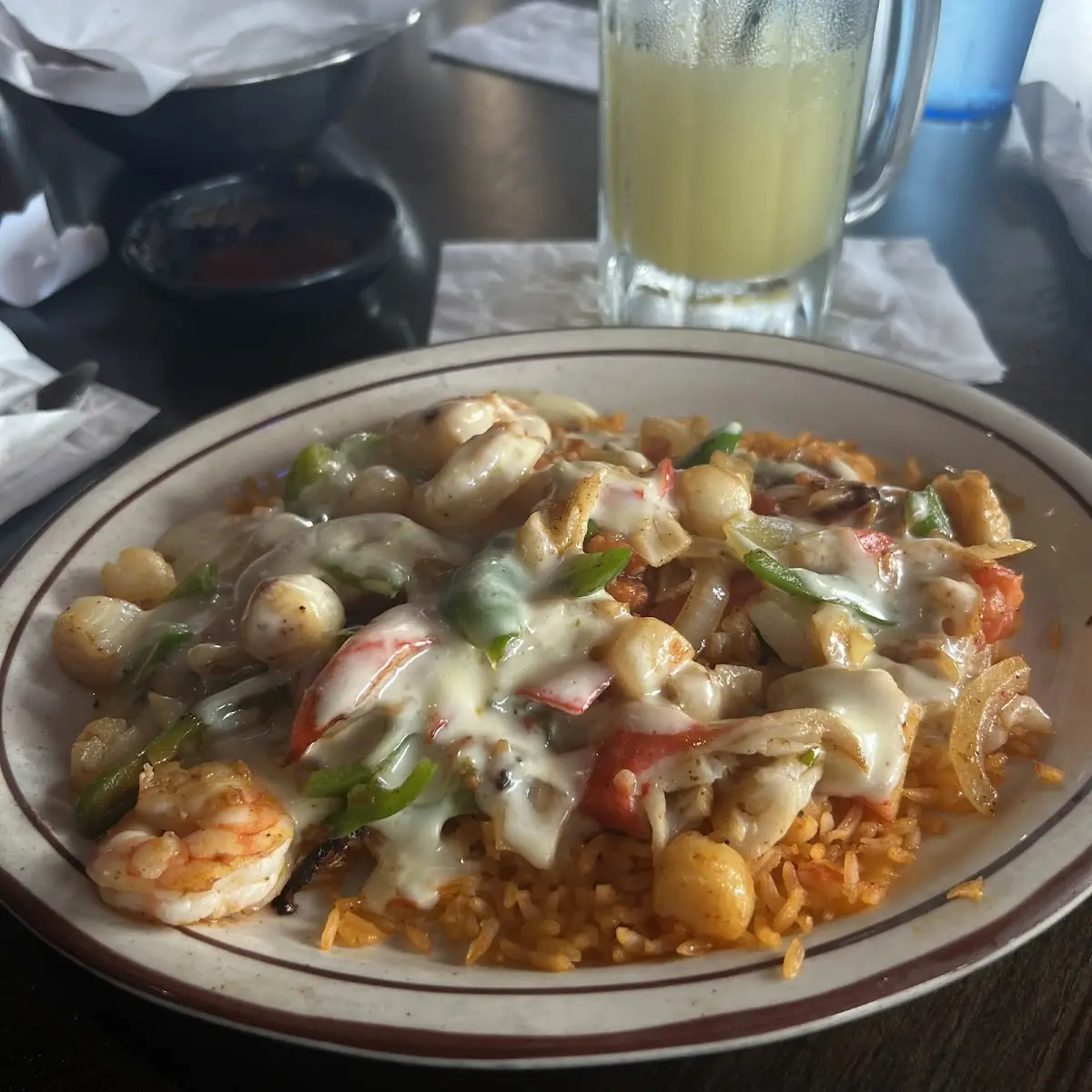 Shrimp Scallops Crab