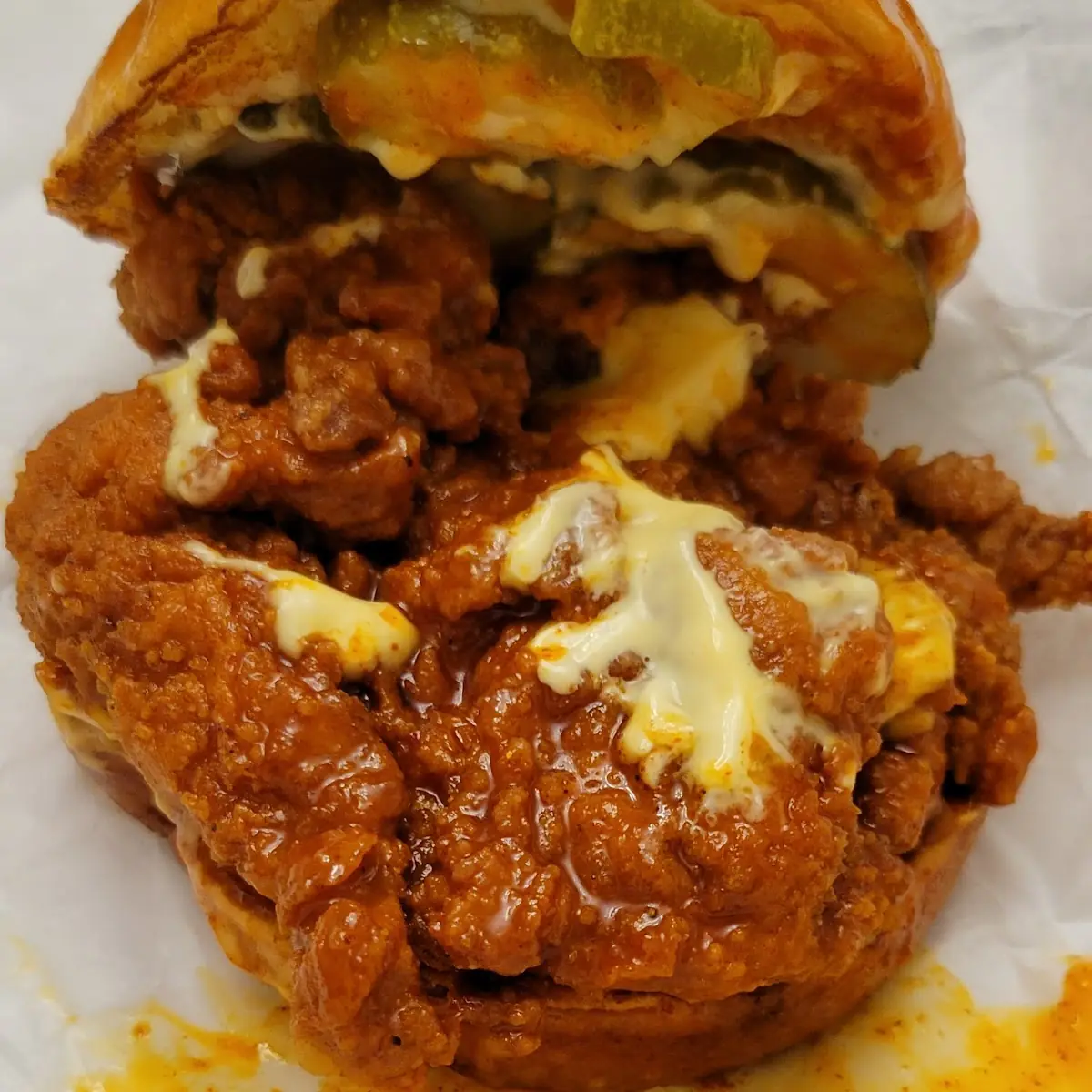 Hand Breaded Spicy Chicken Sandwich