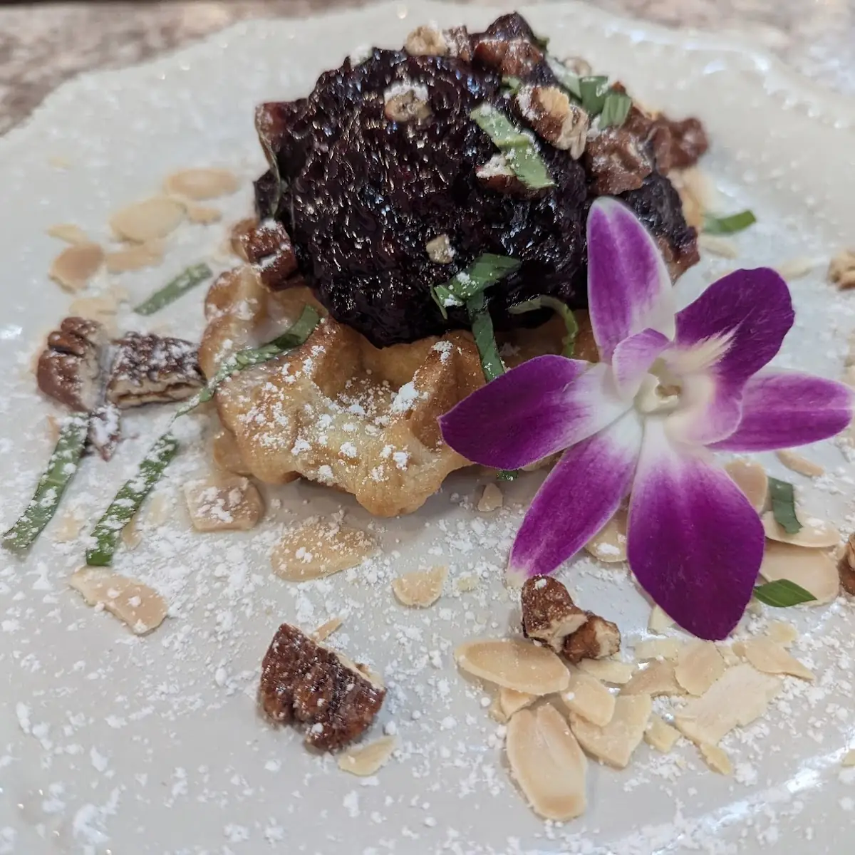 Fried Goat Cheese Waffle