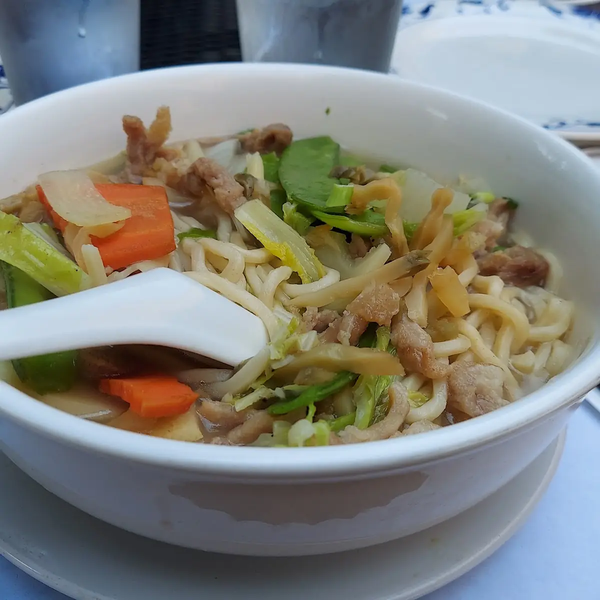 Pork and Pickled Cabbage Noodle Soup