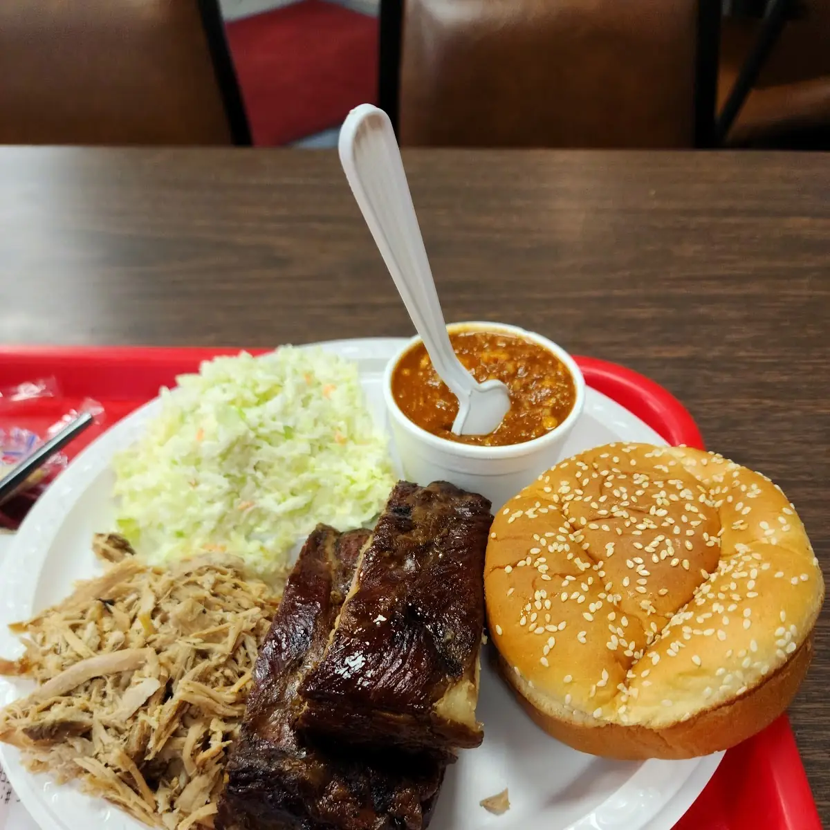 Ribs and Pulled Pork Plate