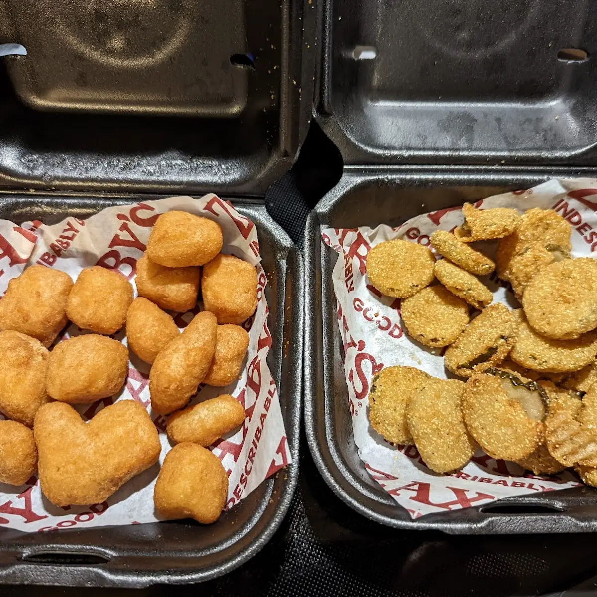 Cheese Bites and Fried Pickles