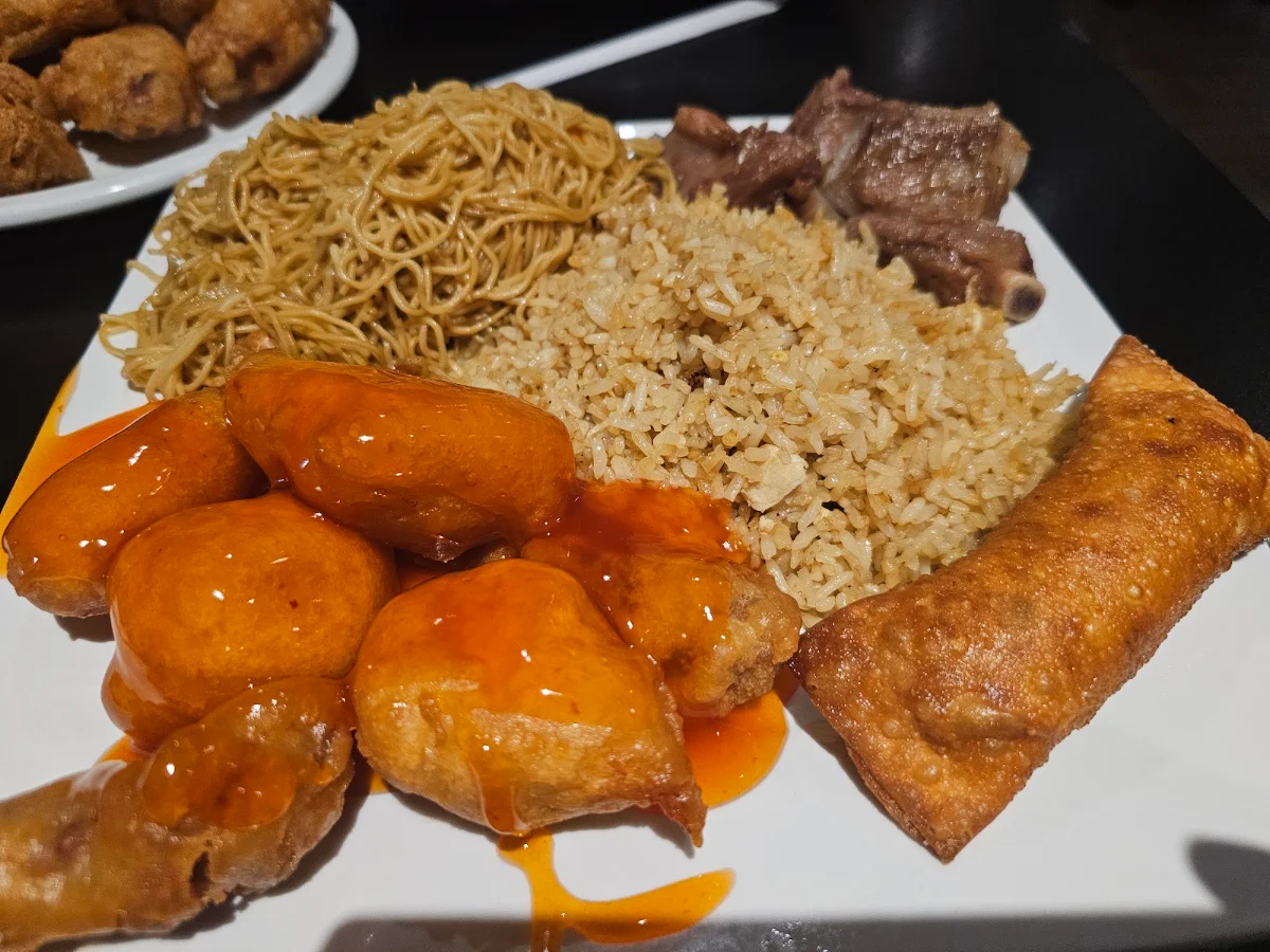 Egg Roll Chicken Fried Rice Sweet & Sour Chicken Balls
