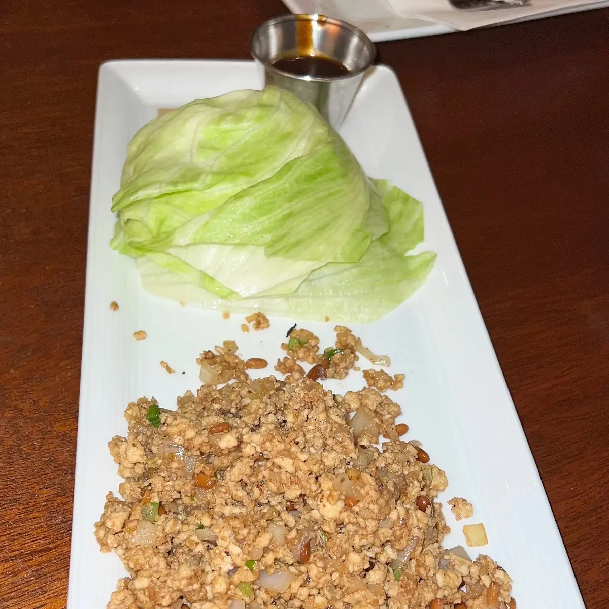 Chicken Lettuce Wrap