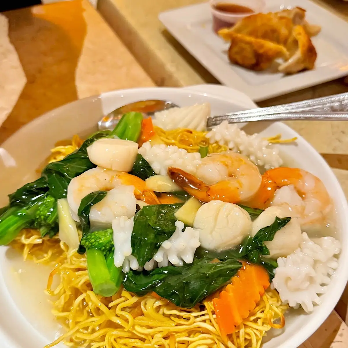 Seafood Pan-Fried Noodles