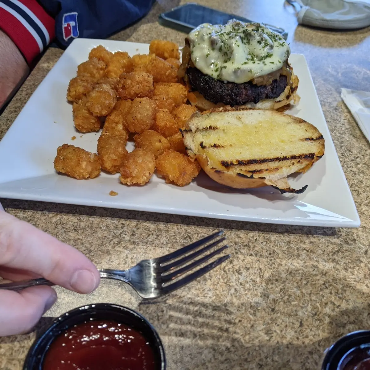 French Onion Burger