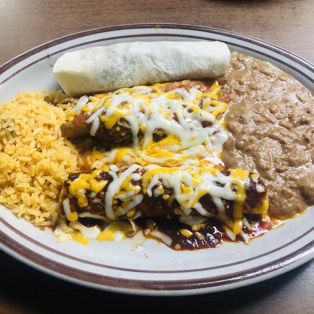 Chicken Enchilada Lunch Special