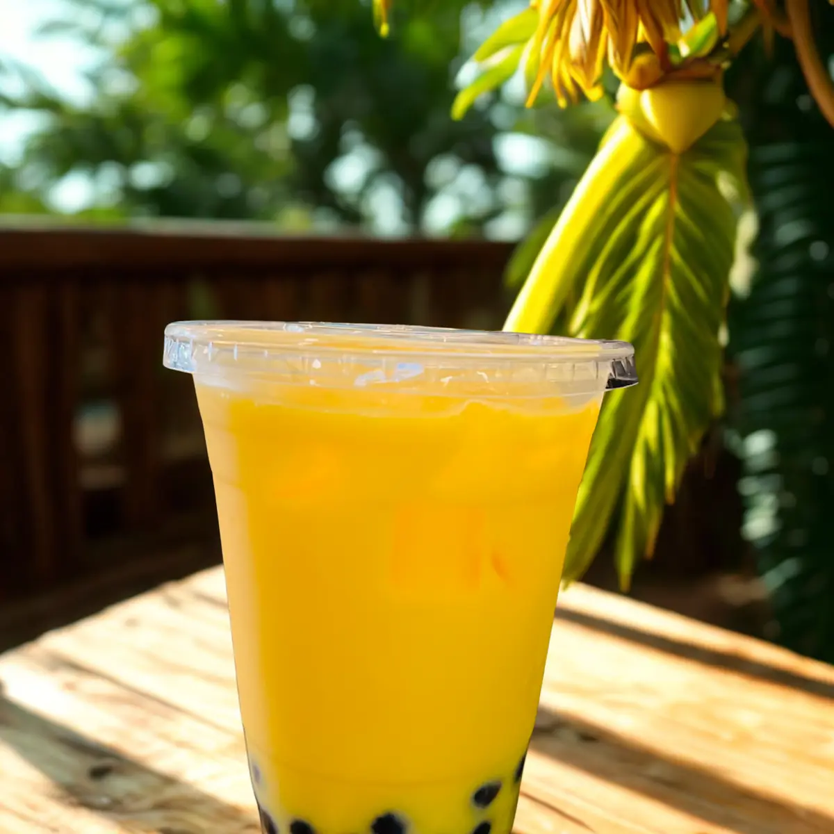 Mango Bubble Tea