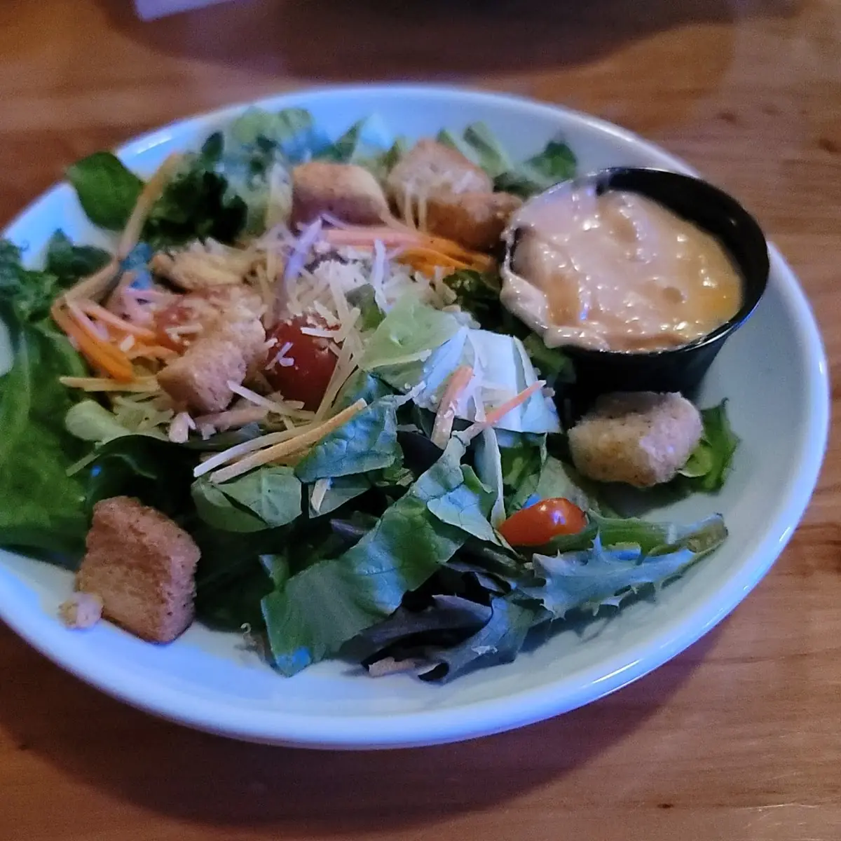Side Salad with 1000 Island Dressing