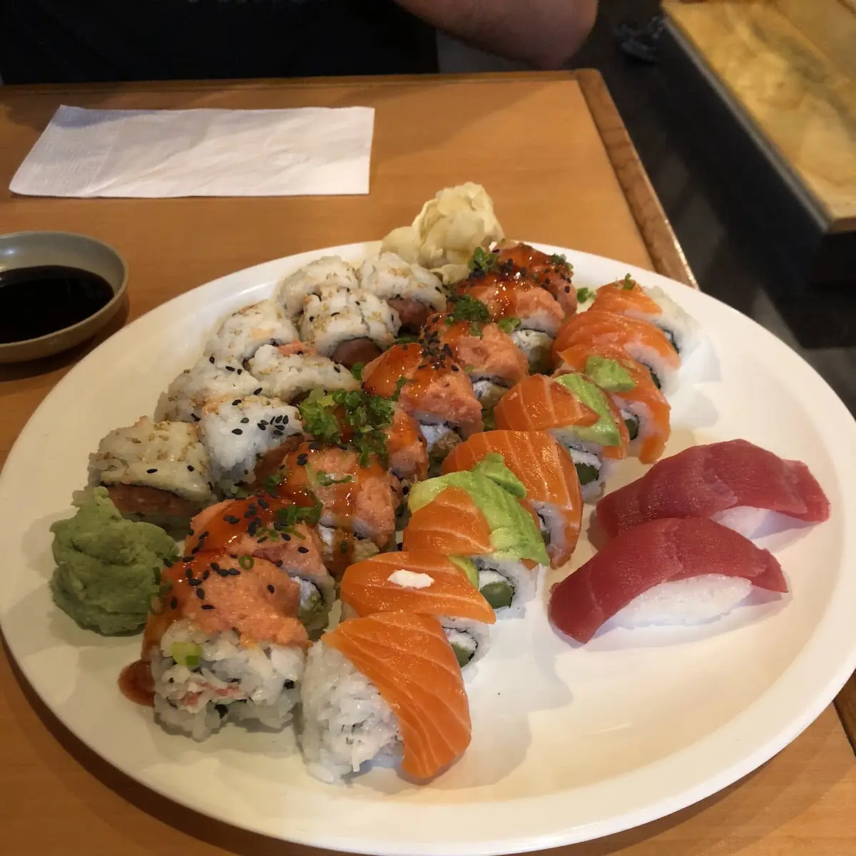 Assorted Sushi and Sashimi Platter