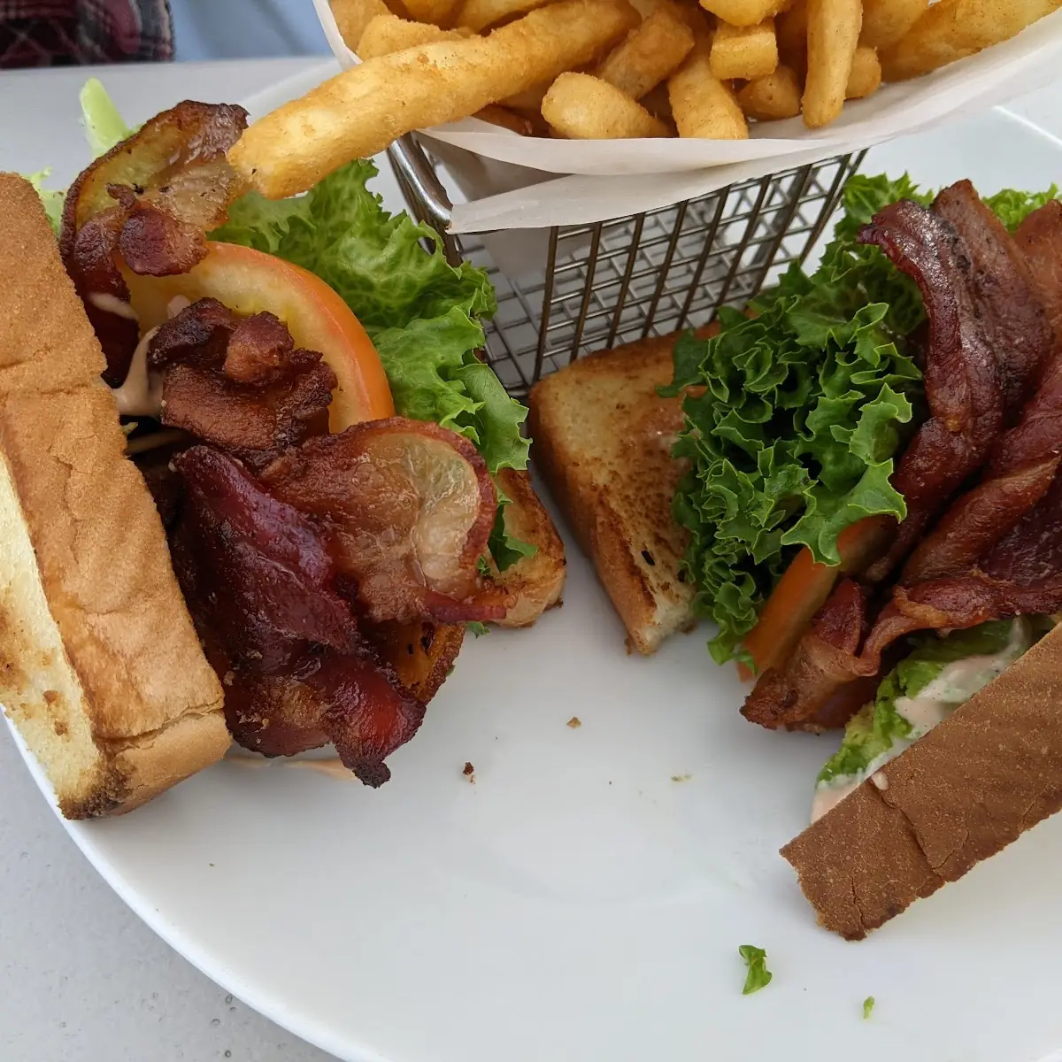 Bacon Lettuce Tomato & Avocado on Texas Toast