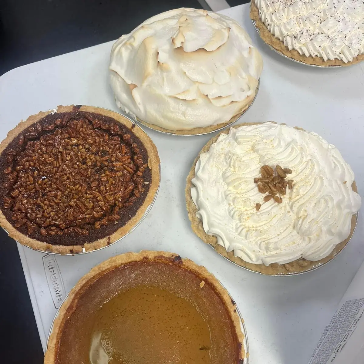 Fall Pies Lemon Meringue Dixie Pie Pumpkin Pie Maple Pecan
