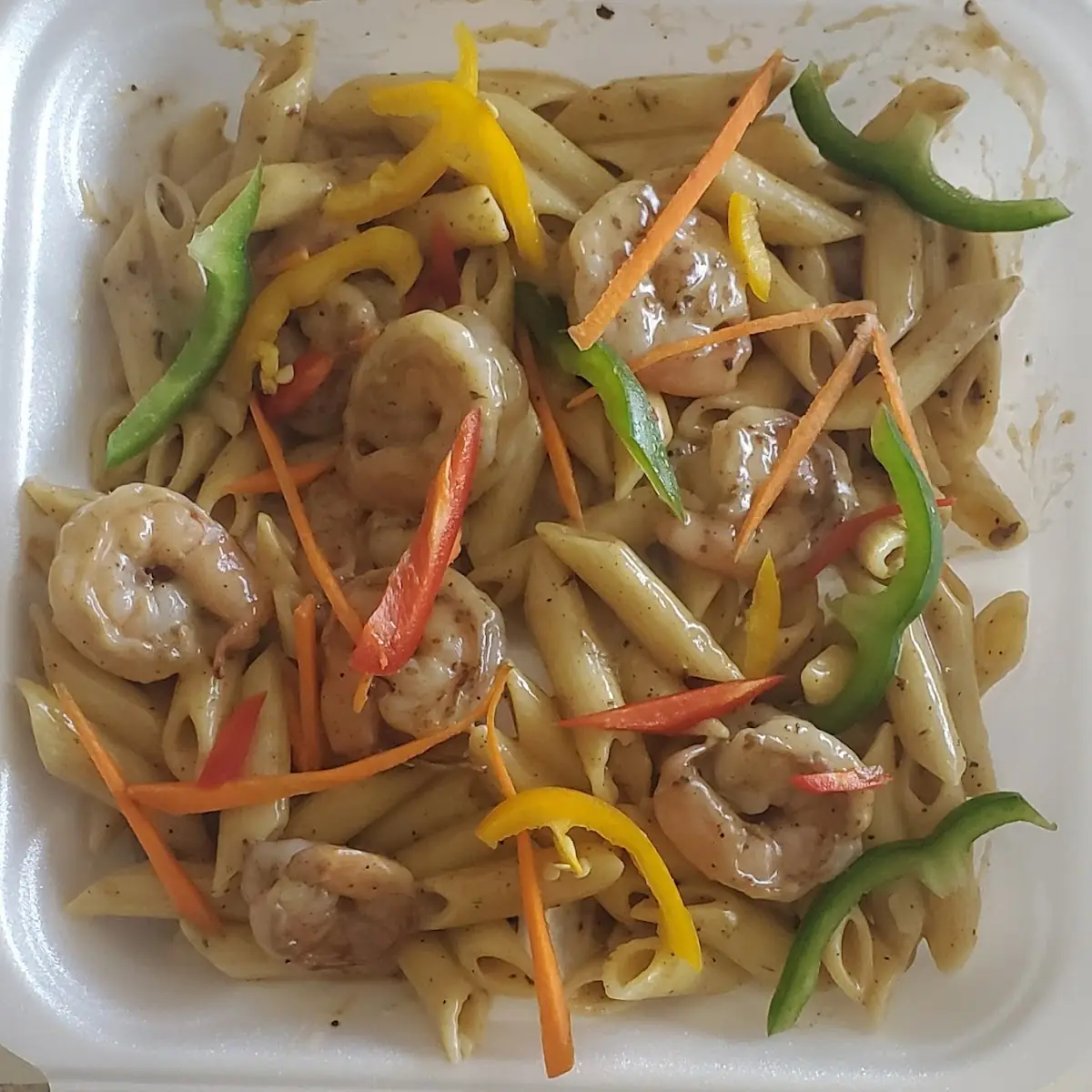 Jerk Shrimp Pasta