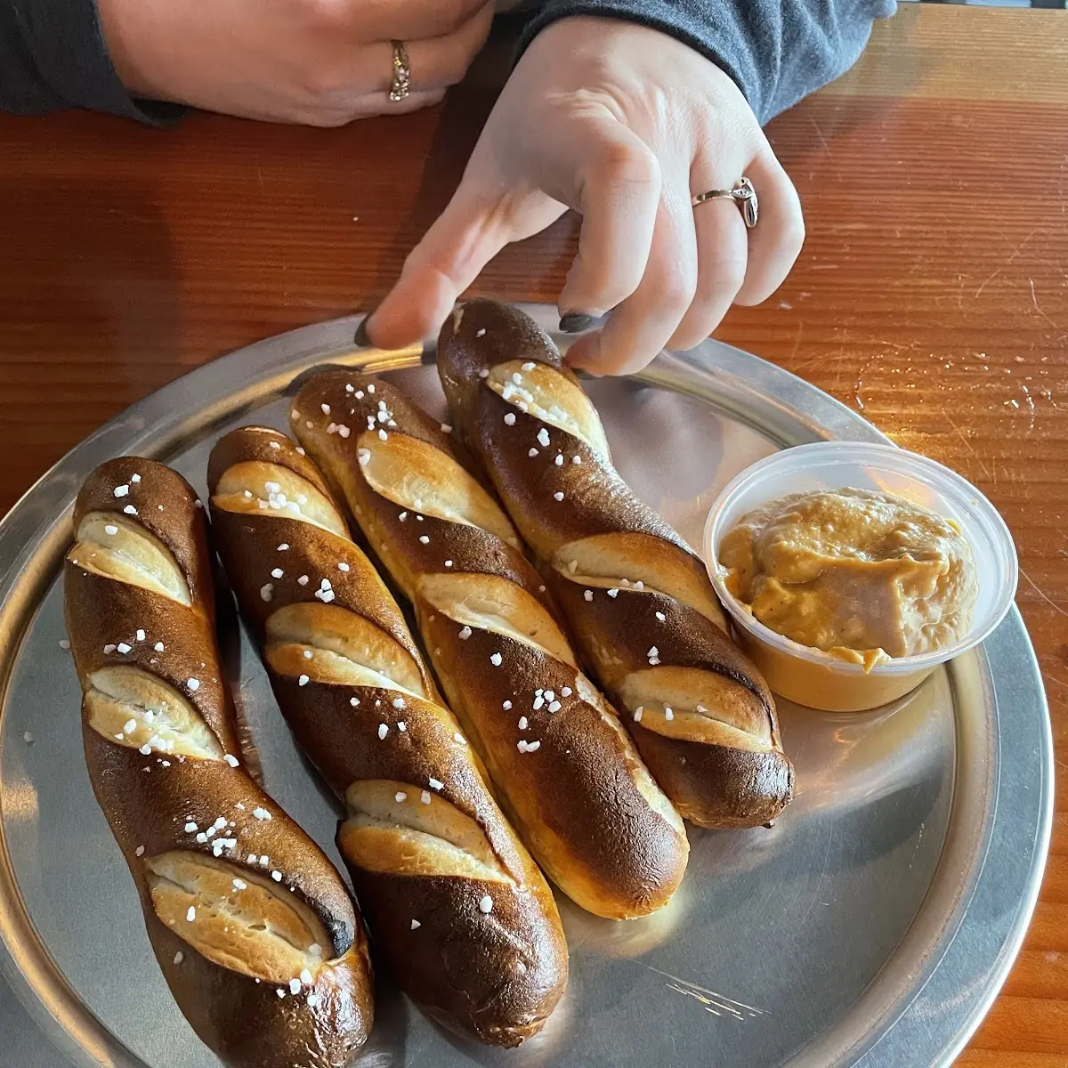 Bavarian Pretzel with Beer Cheese
