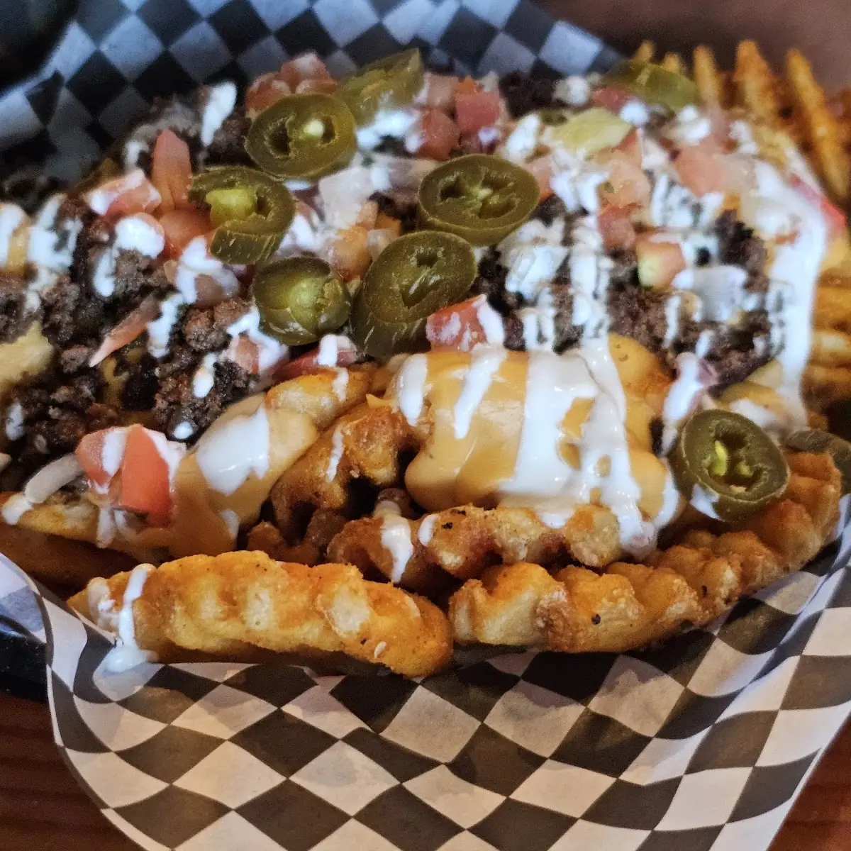 Nacho Waffle Fries