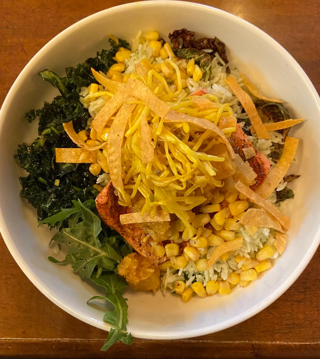 Cali Coast Salmon Bowl, Bare Bones Fish House & Smokery