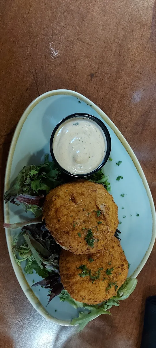 Harbor Crab Cakes, Bare Bones Fish House & Smokery