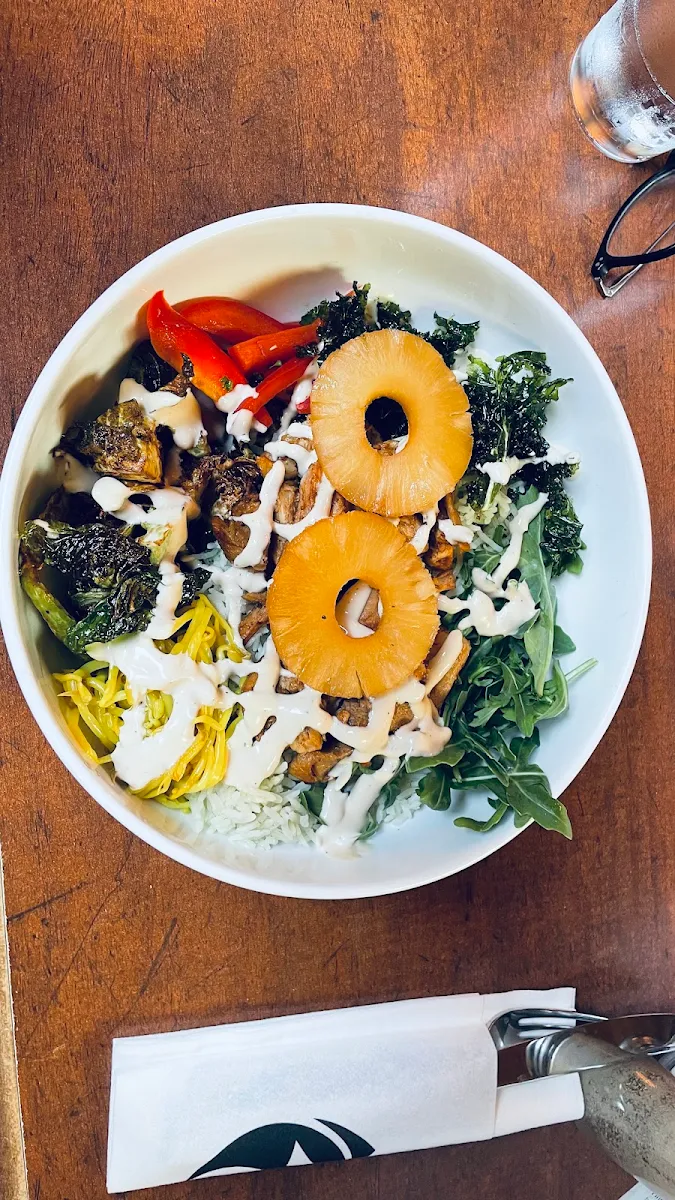 Sunshine Vegan Bowl, Bare Bones Fish House & Smokery