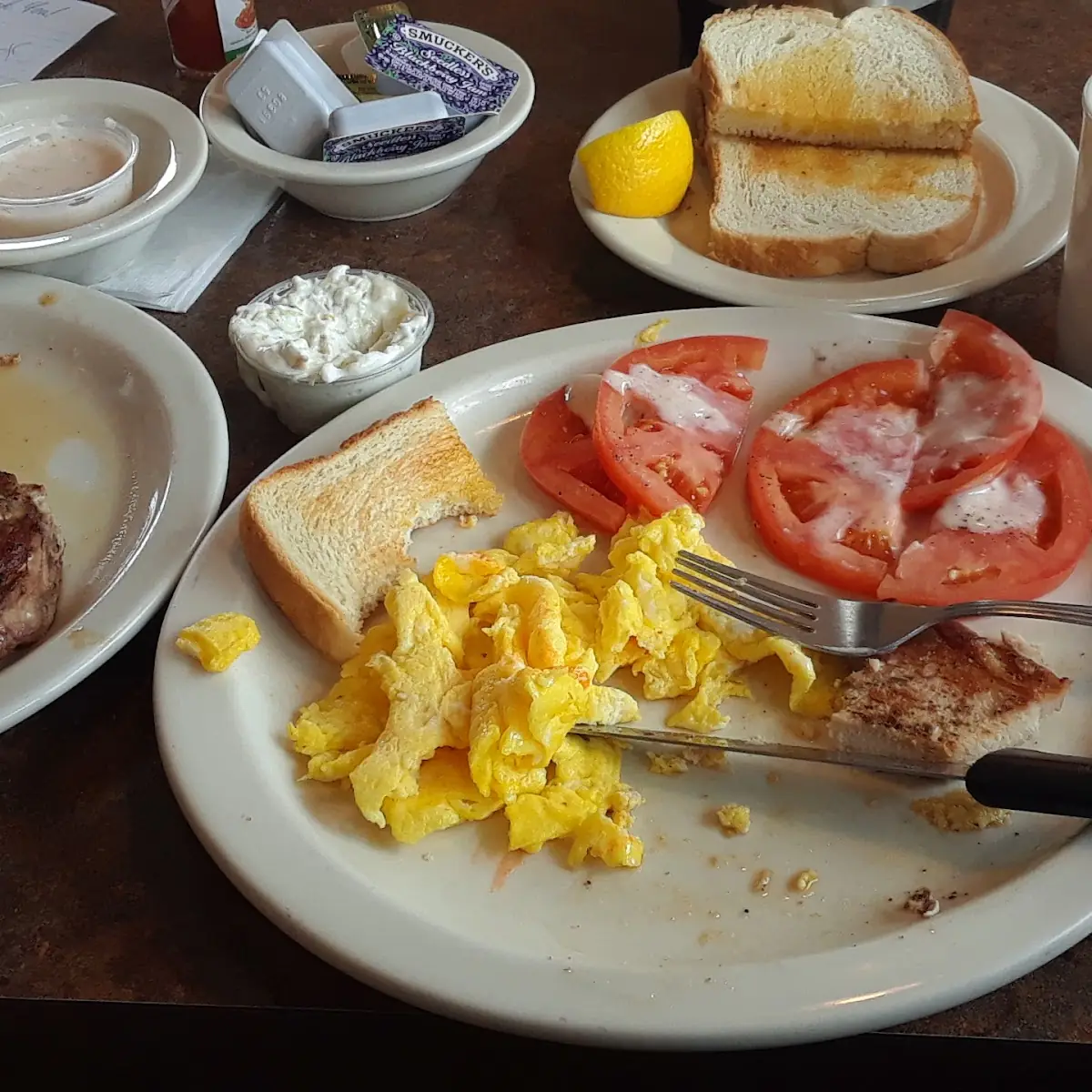 Pork Chops and Eggs Any Style