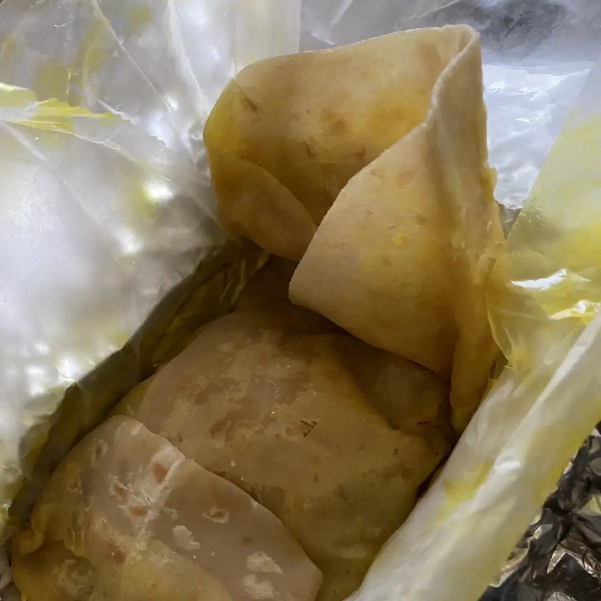 Curry Goat Roti