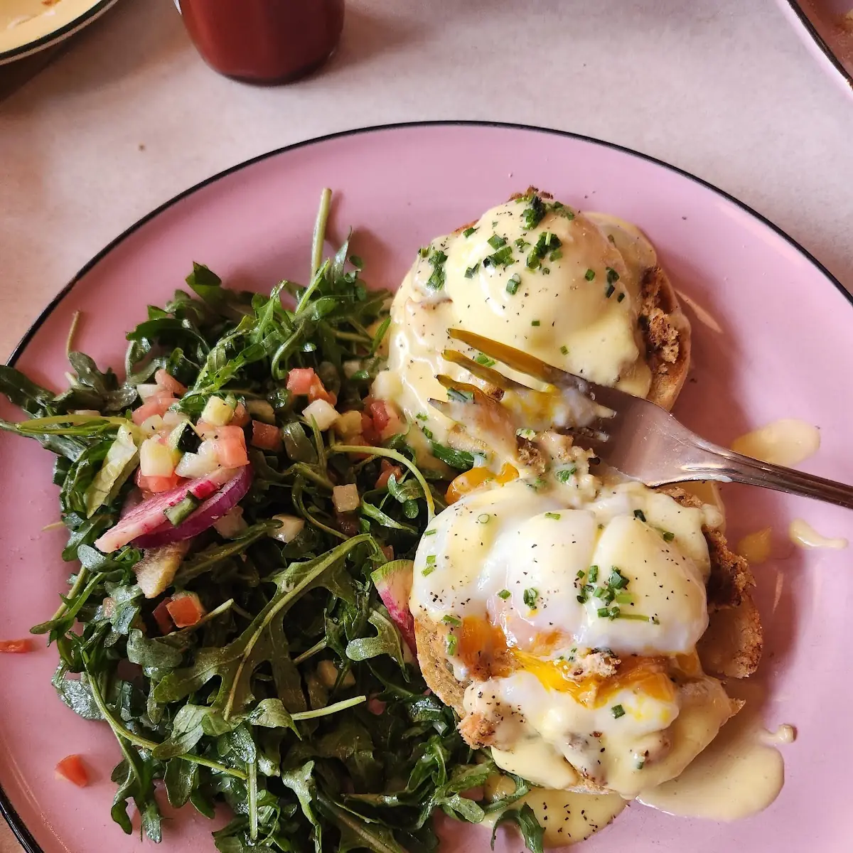 Salmon Eggs Benedict