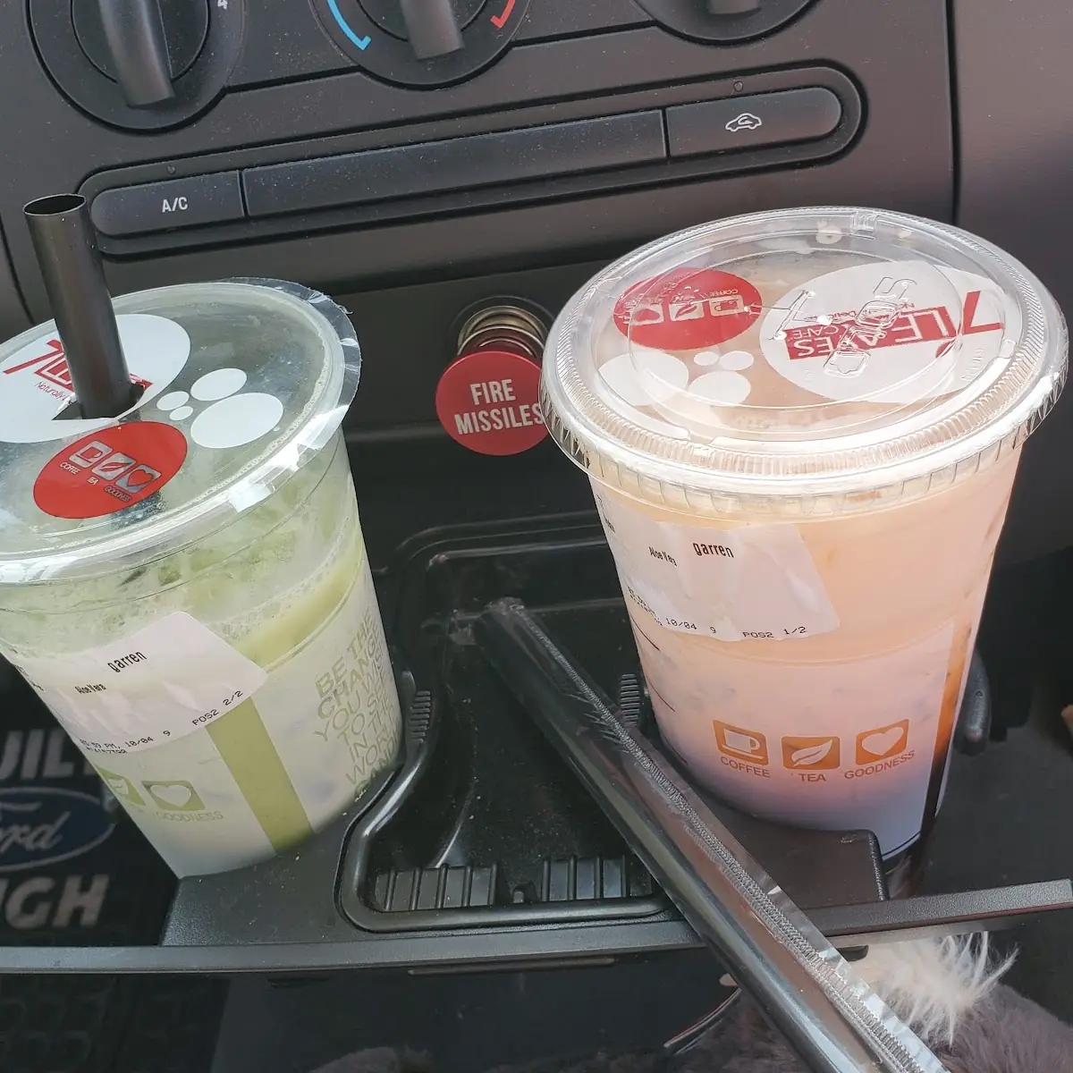 Matcha Green Tea and Thai Tea