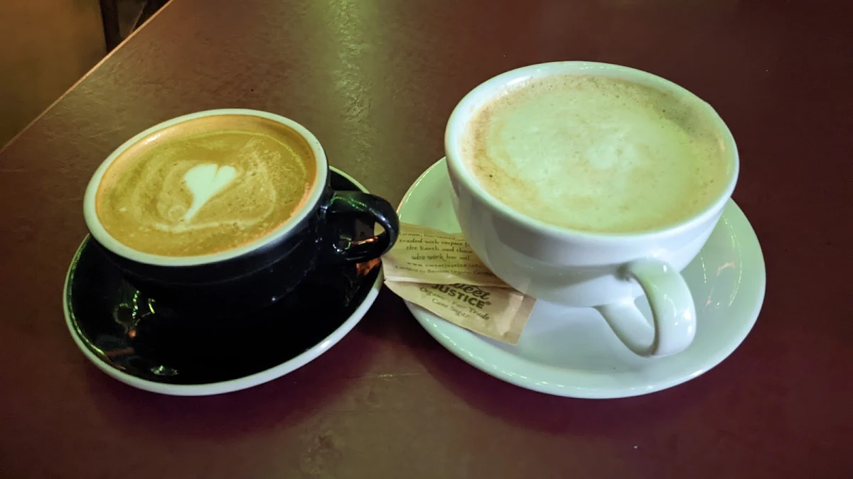 Cappuccino and Pumpkin Spiced Chai