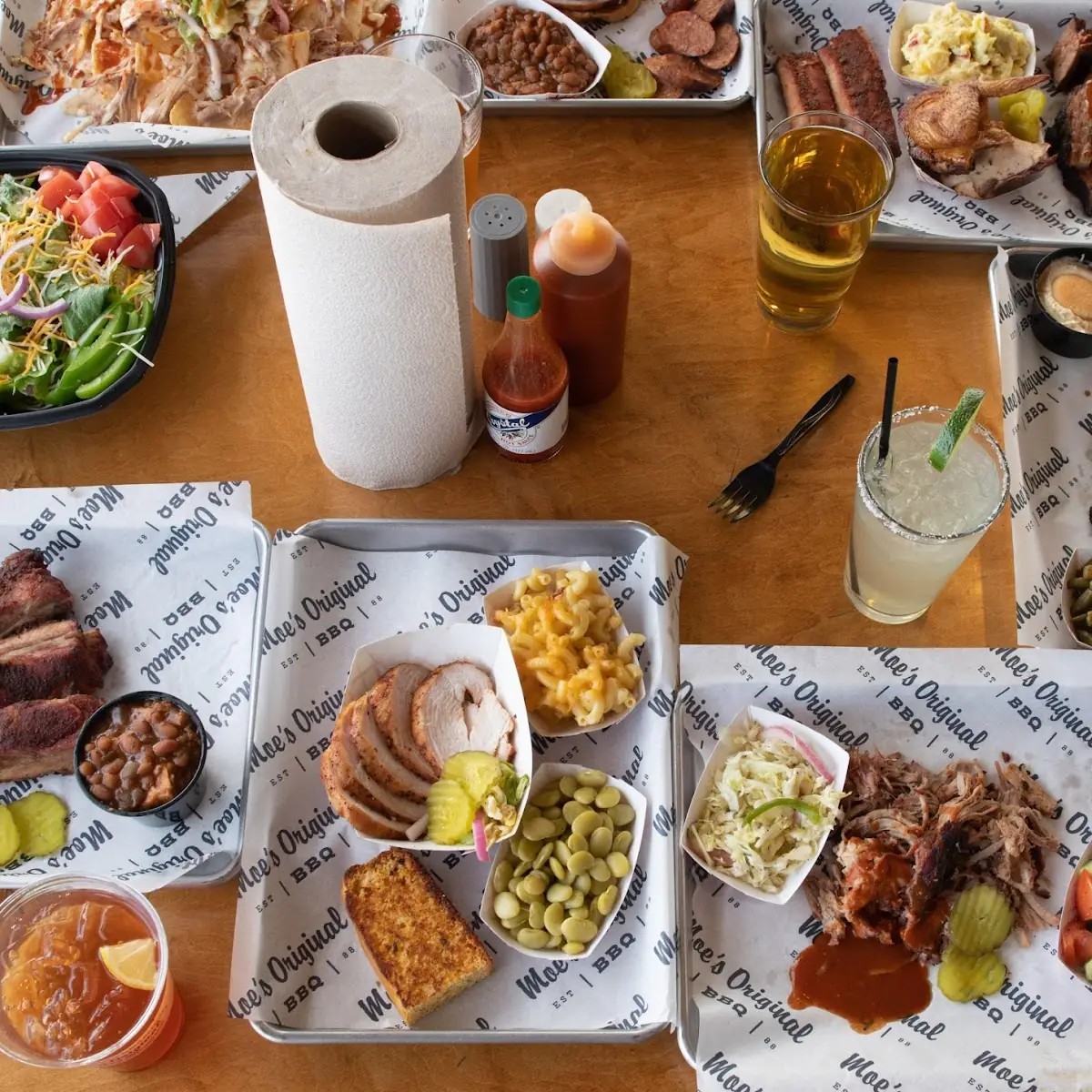 Pulled Pork Platter with BBQ Sauce & Pickle