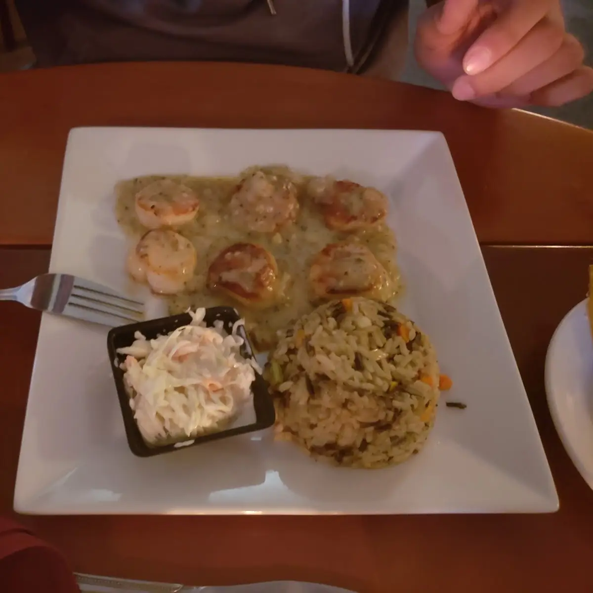 Shrimp Scampi with Brown Rice