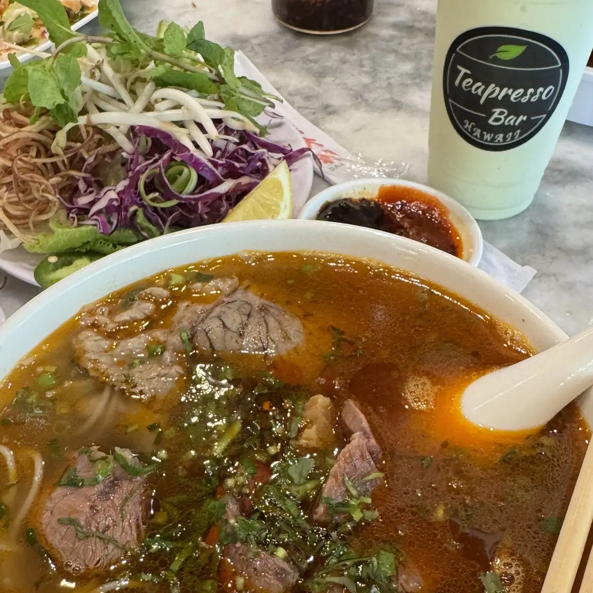 Hue Spicy Beef Noodle Soup Bún Bò Huế