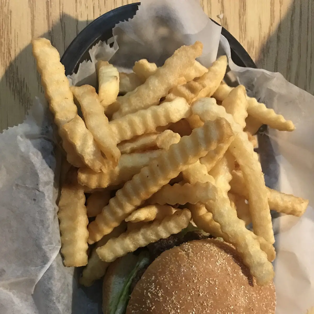 Hamburger and Fries
