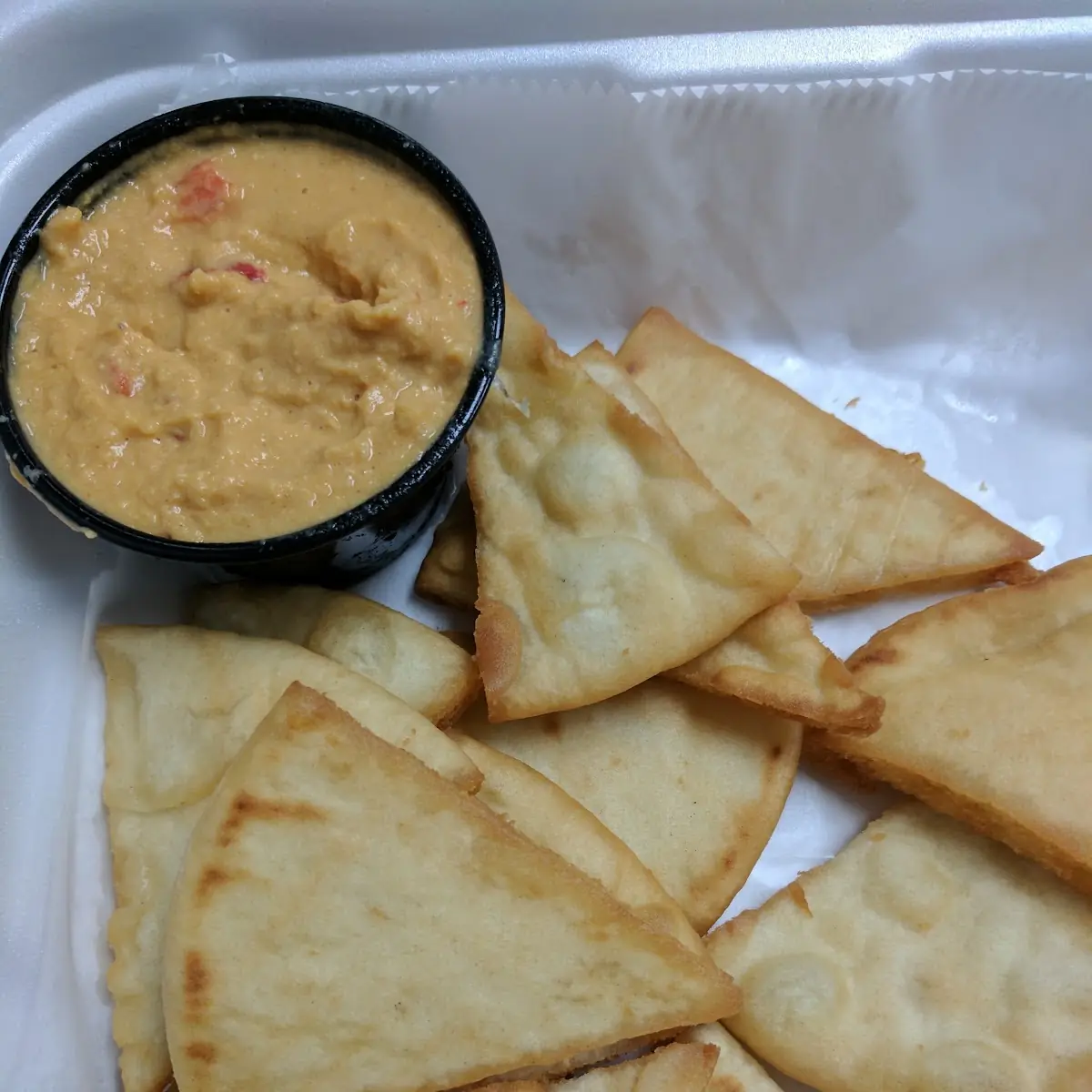 Pita Chips & Red Pepper Hummus