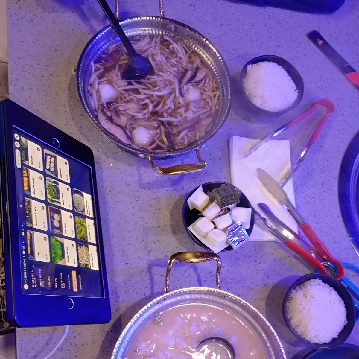 Hot Pot Soups & Rice