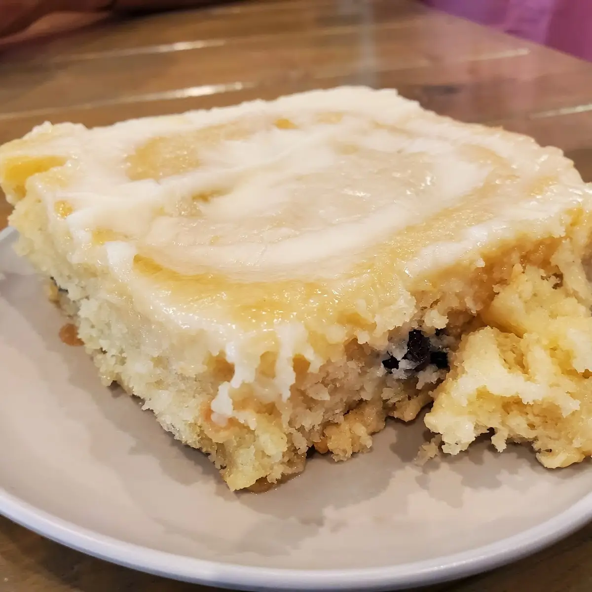 Lemon Blueberry Cinnamon Roll