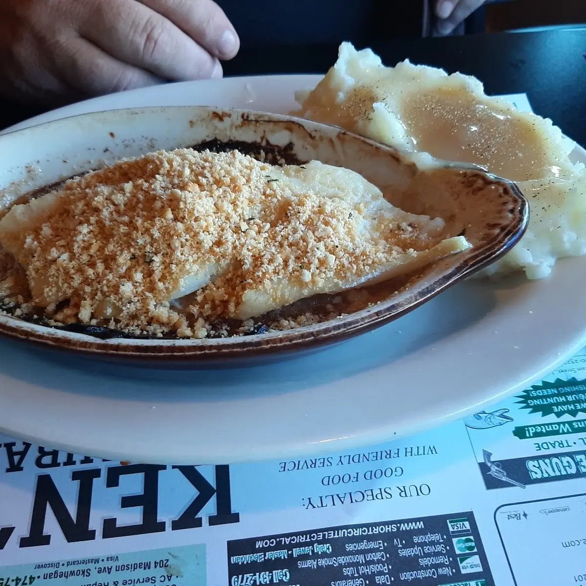 Baked Stuffed Haddock