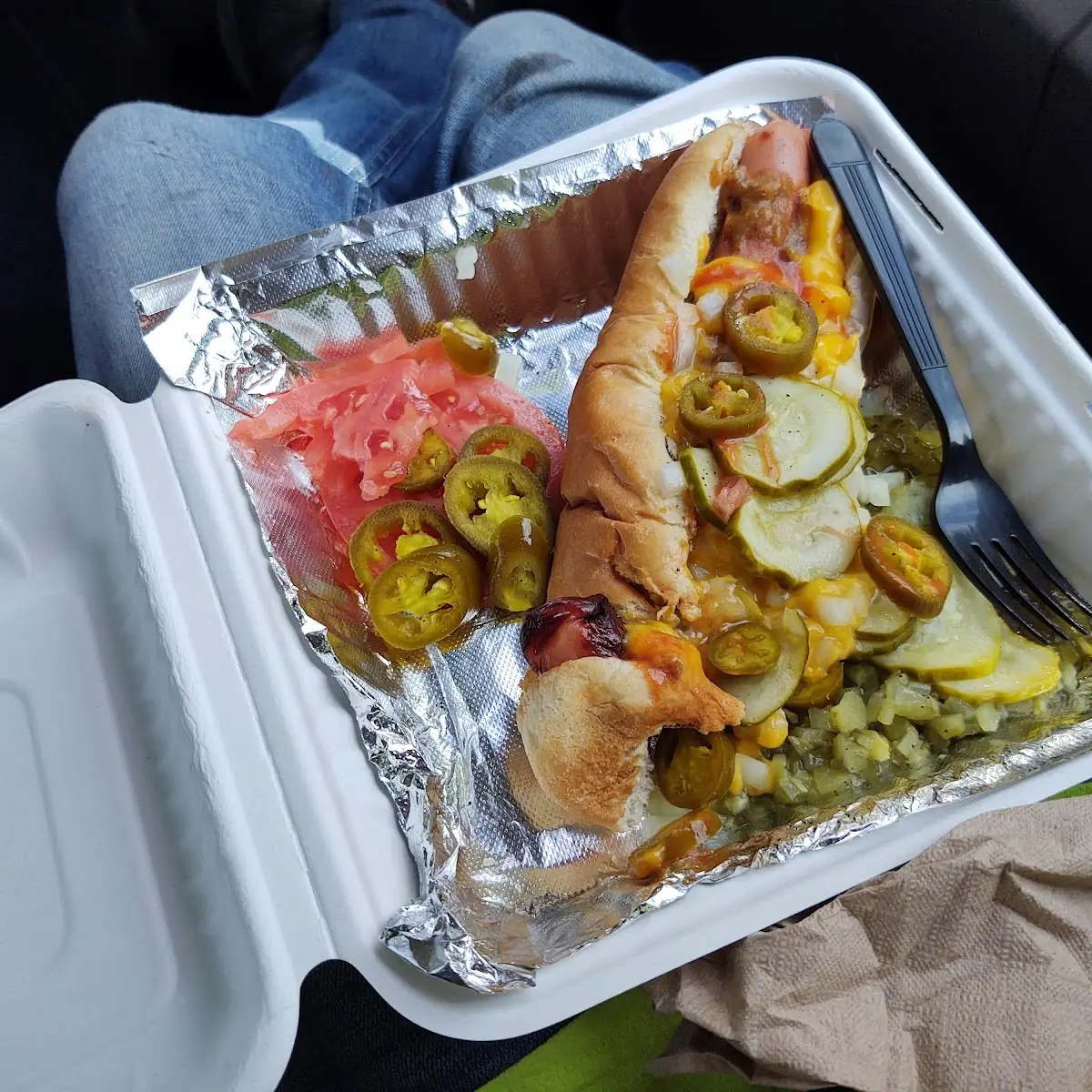 Foot Long Chilli Cheese Dawg