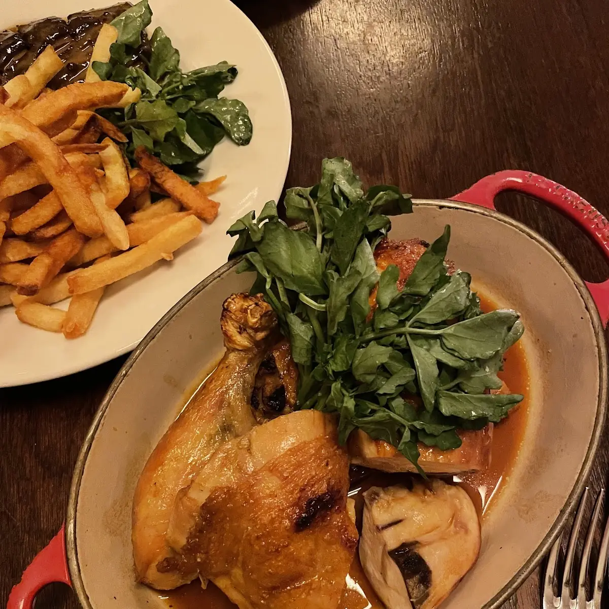 Half Poulet Roti Entrees & Mousse