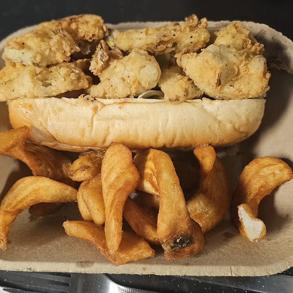 Fried Artichoke PO Boy