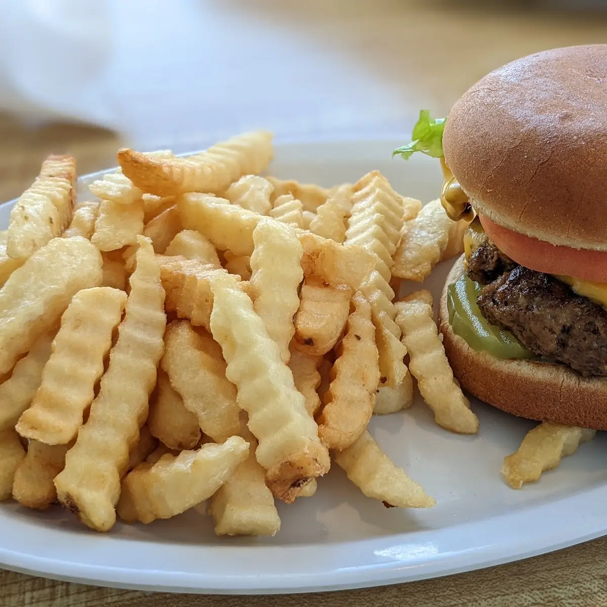 Bacon Cheeseburger with Fries