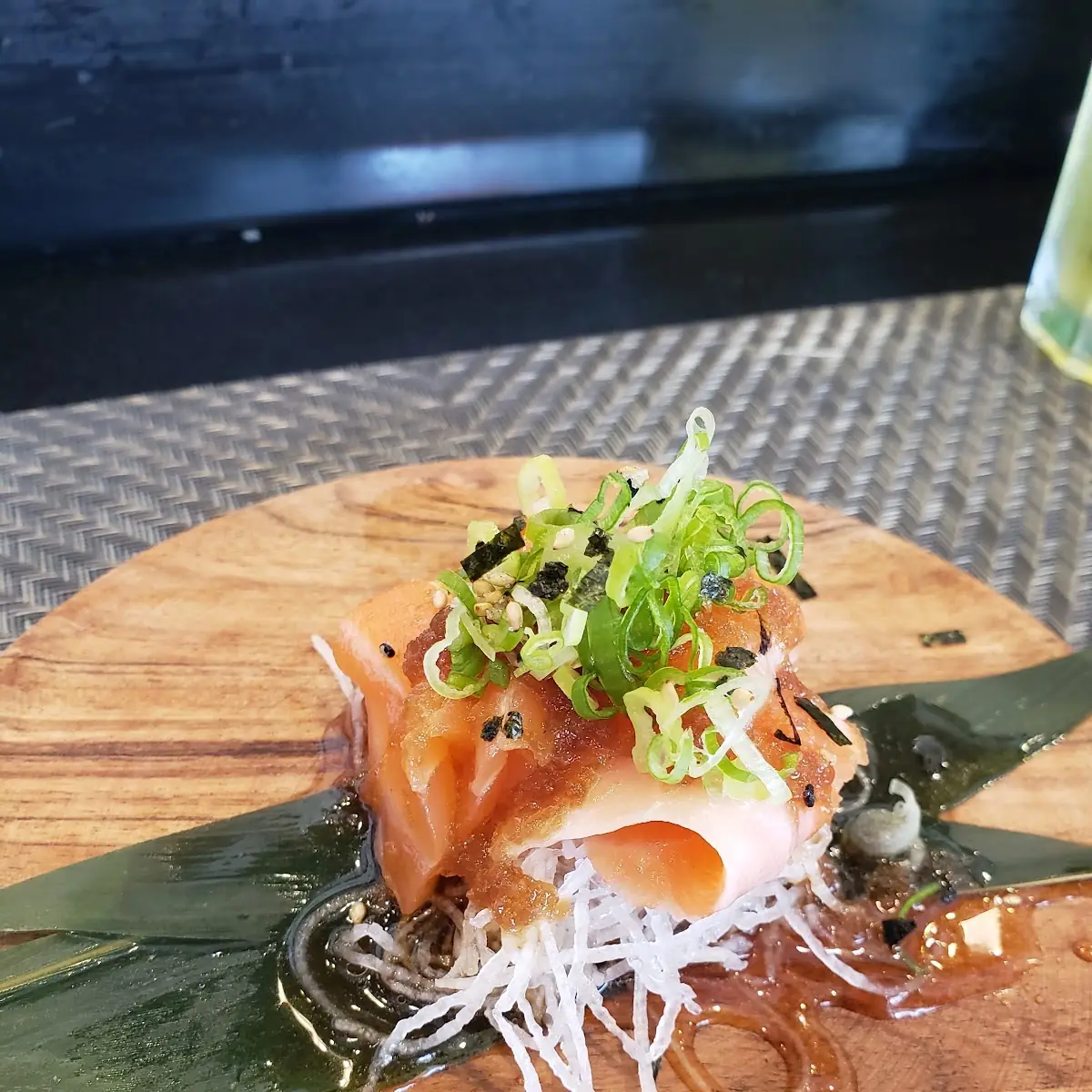 Smoked Salmon Sake Ebo