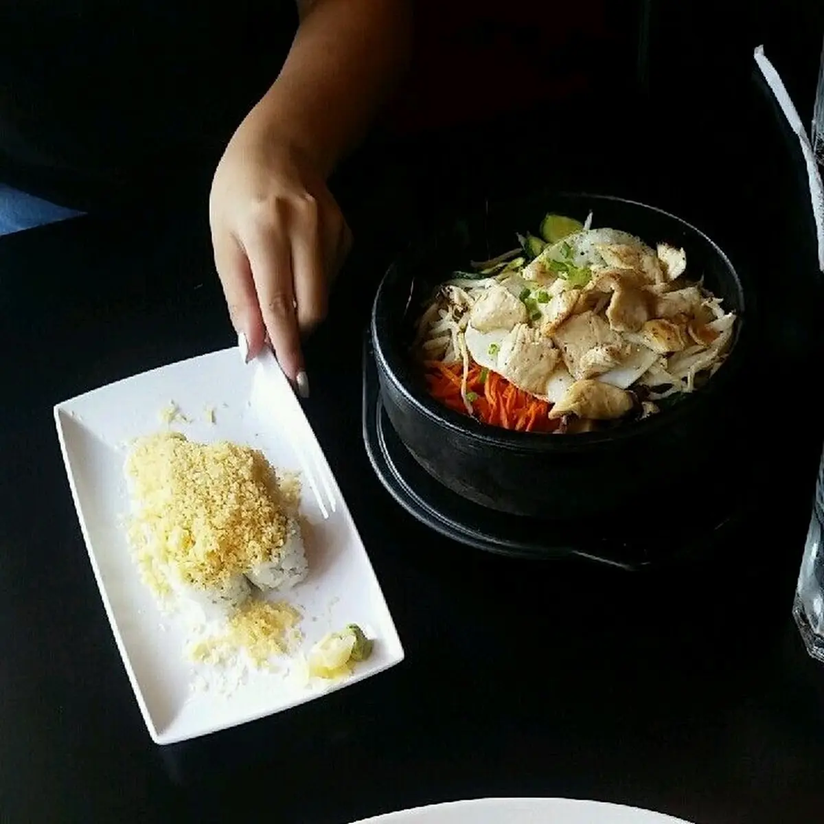 Yaki Udon with Rice