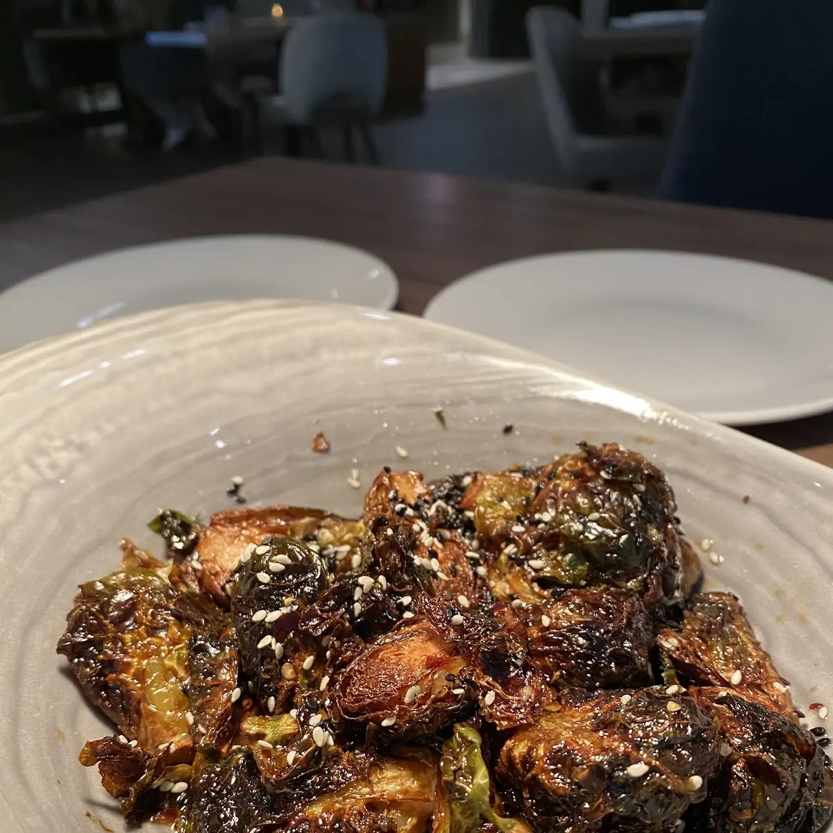 Honey Glazed Brussels Sprouts