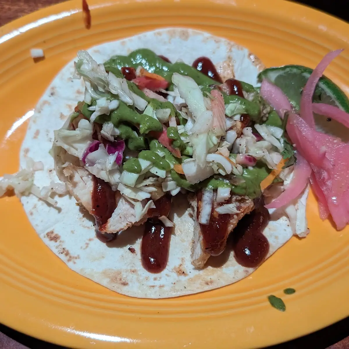 Buttermilk Fried Chicken Taco
