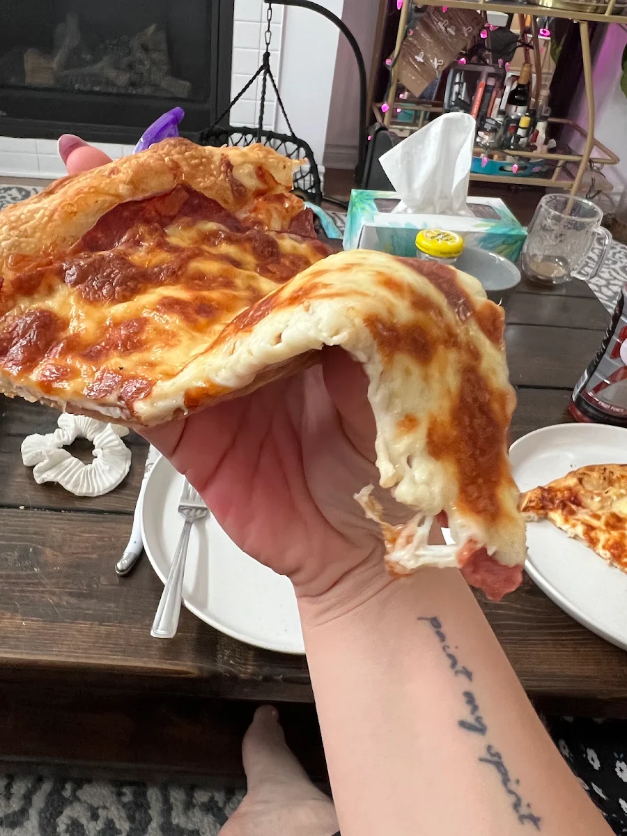 Floppy Thin Crust Pepperoni Pizza