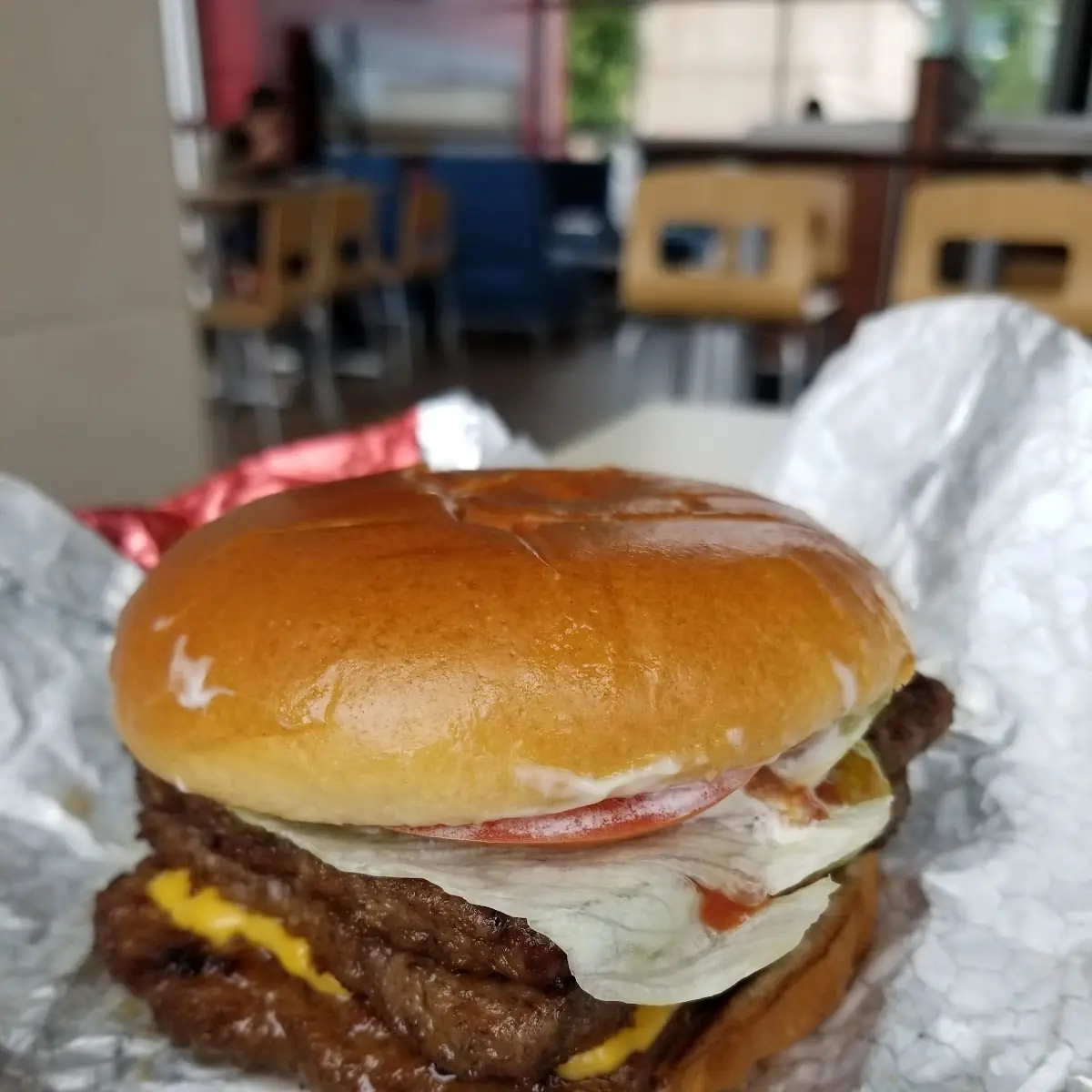 Dave's Triple Cheeseburger