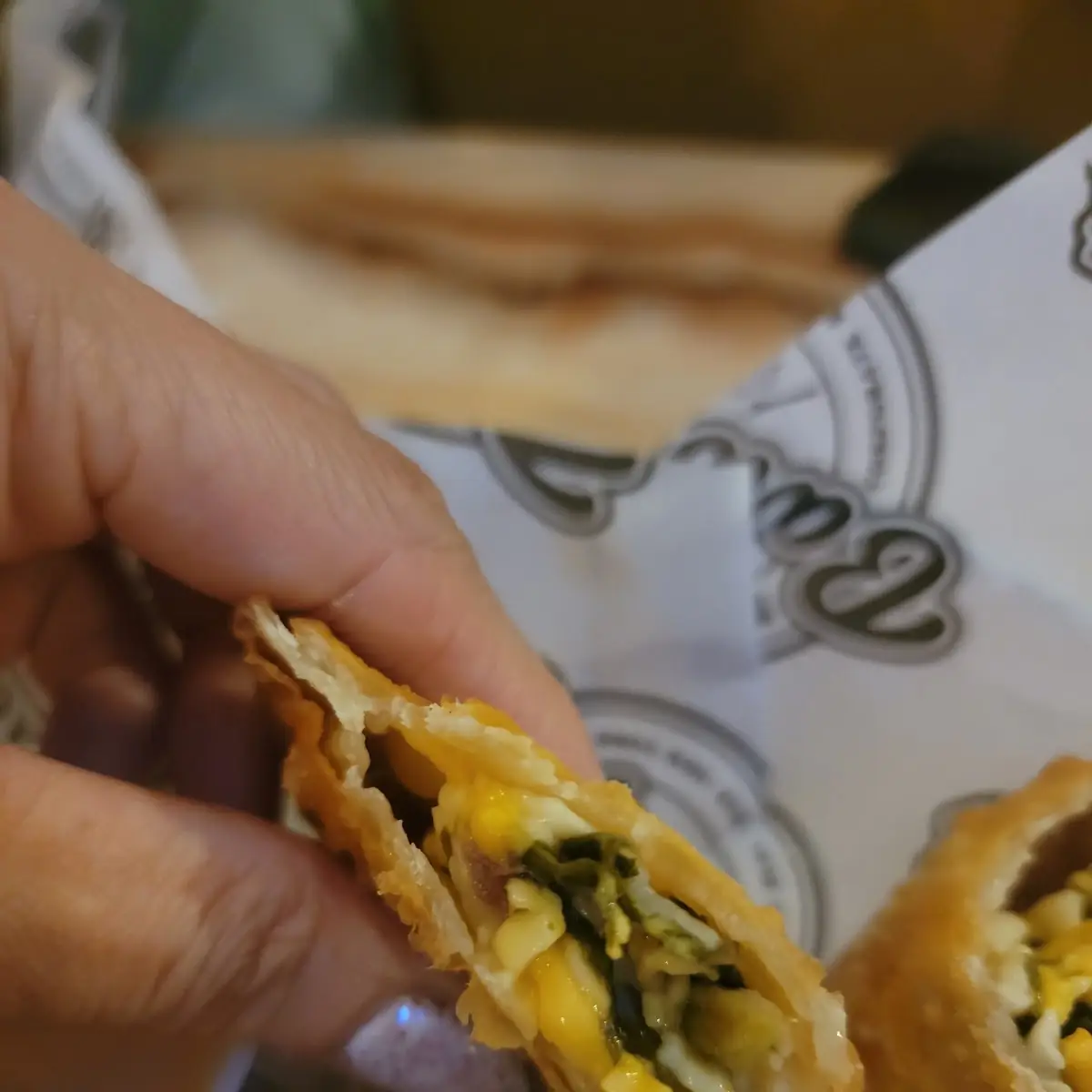 Three Cheese Collard Green Empanadas
