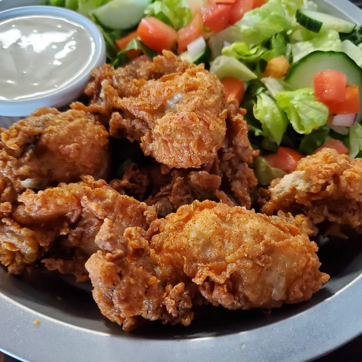 Deep-Fried Chicken Gizzards