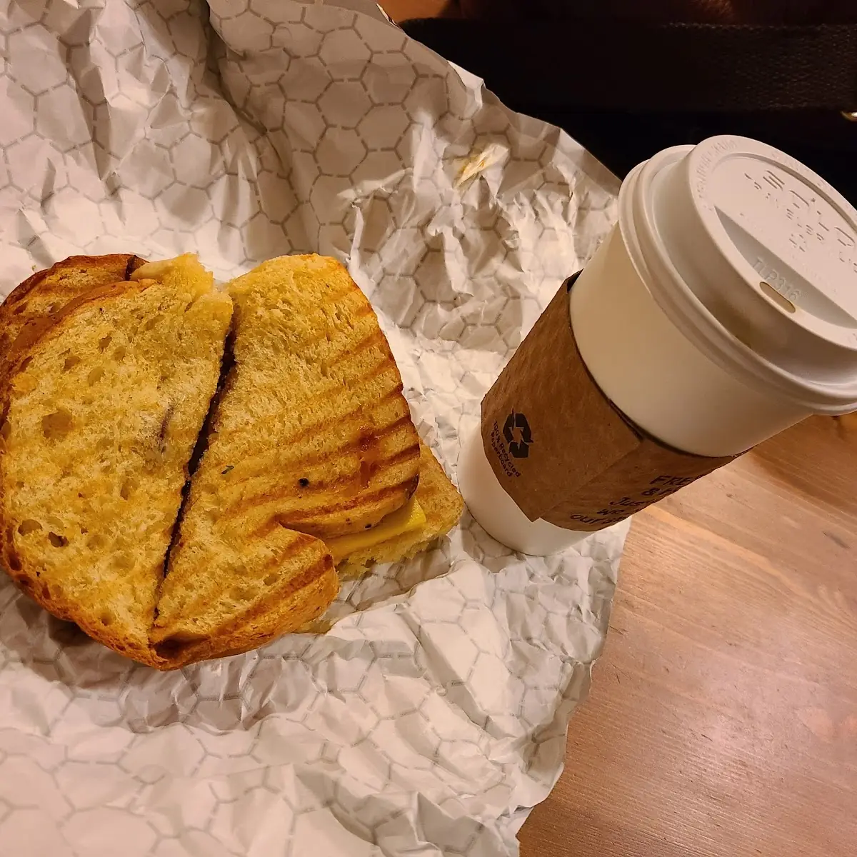 Ham Egg and Cheese on Wheat