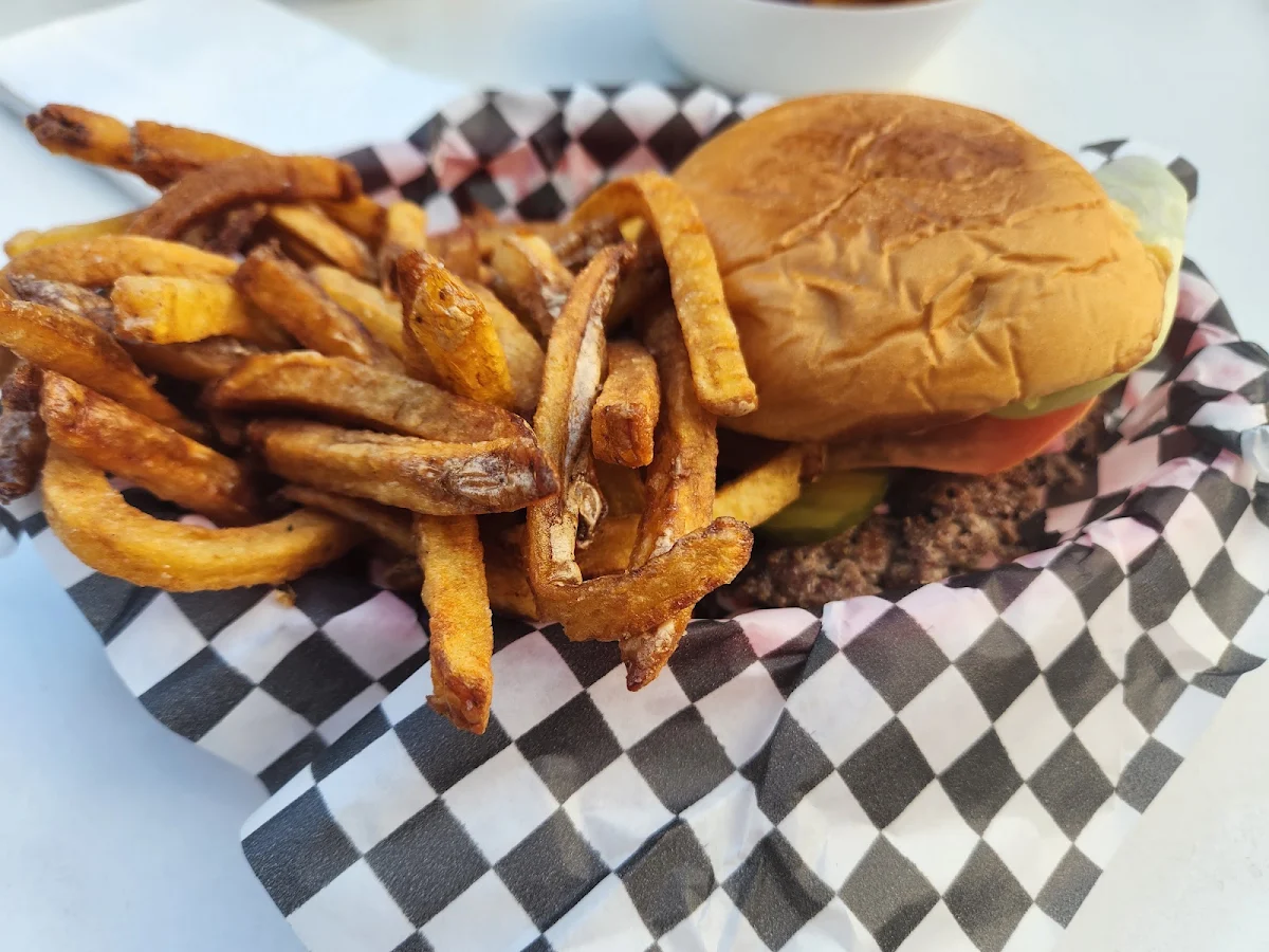Smash Burger and Fries