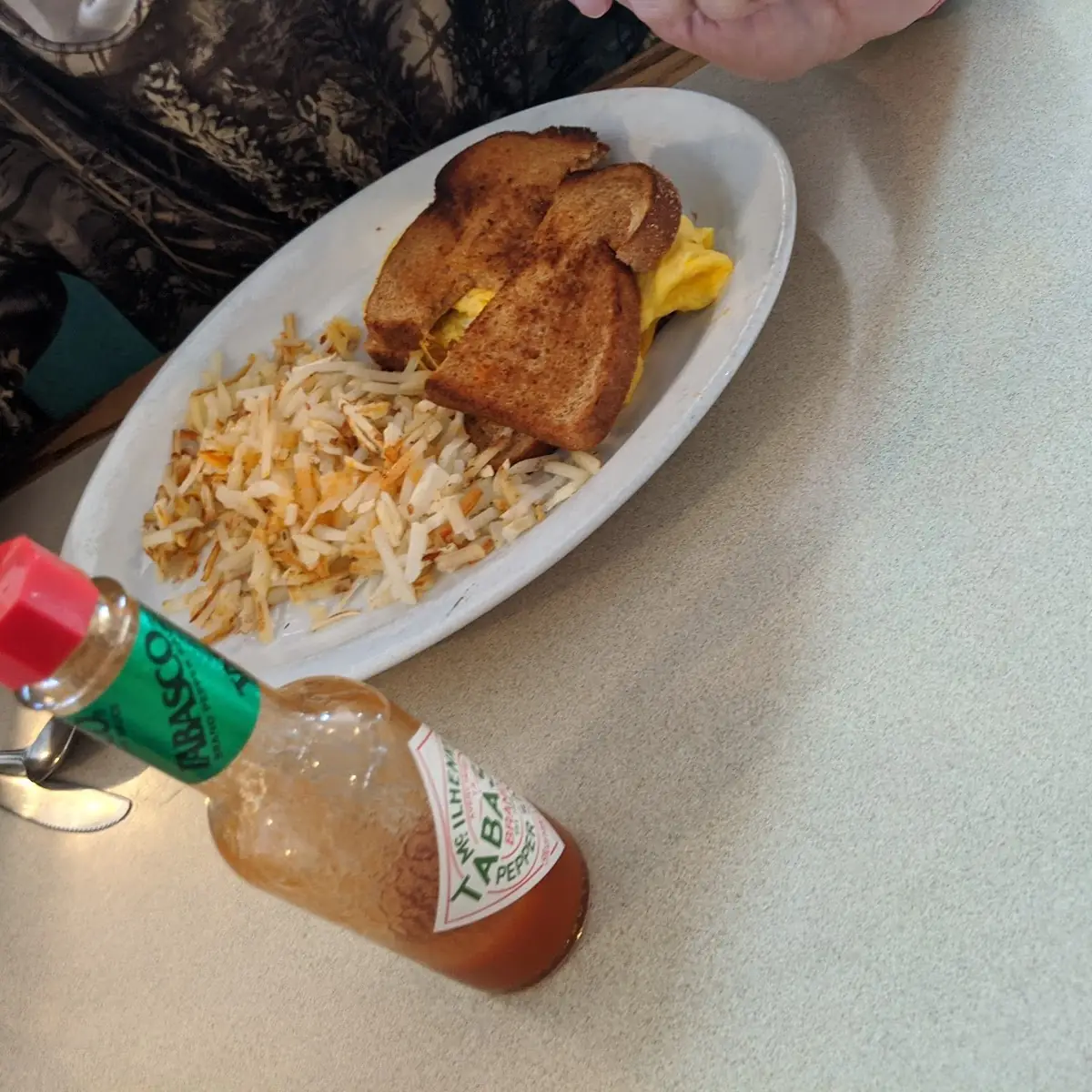 Breakfast Sandwich with Hash Browns